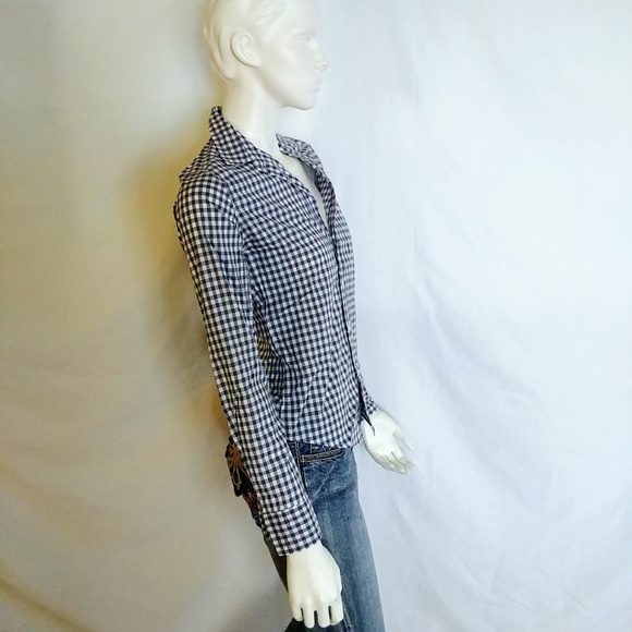 Frank & Eileen Barry Gingham Button Down Shirt - Picture 3 of 8